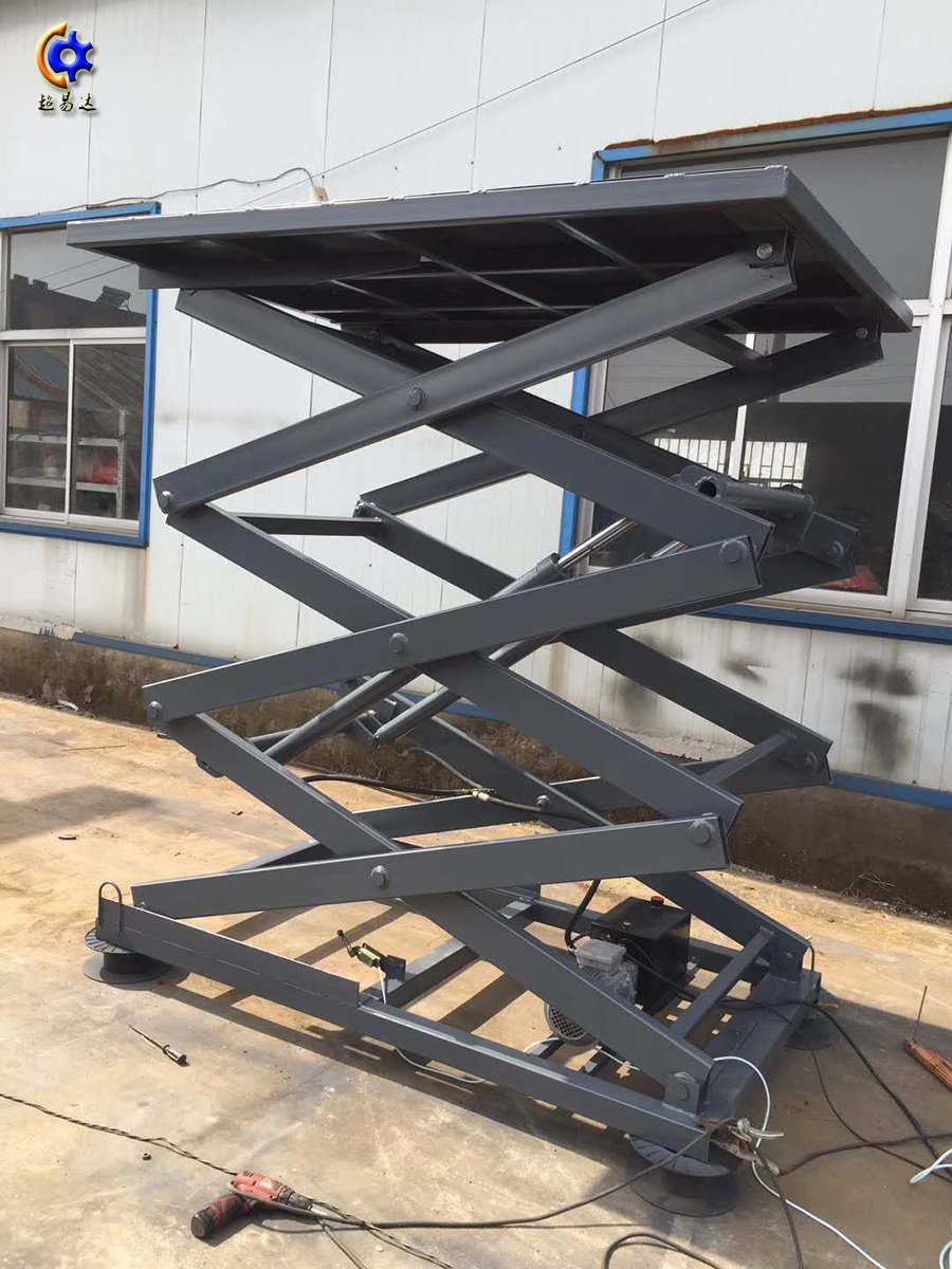 剪叉式升降貨梯